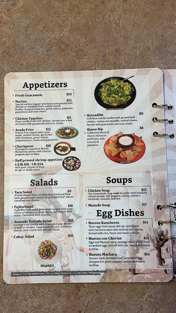 El Vaquero Menu image 3
