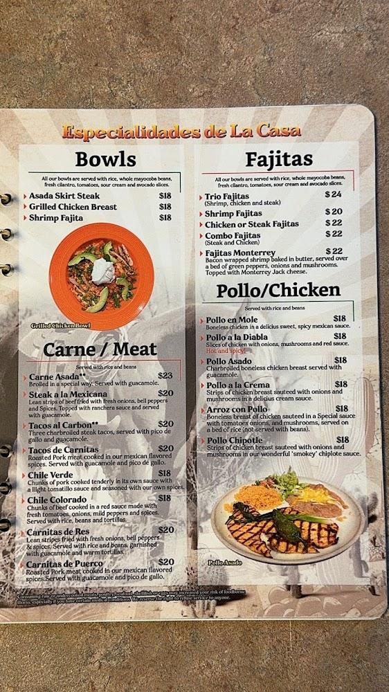El Vaquero Menu image 4